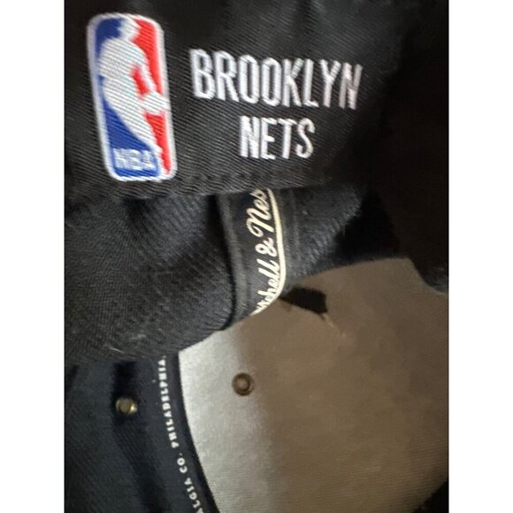 Mitchell & Ness Brooklyn Nets Snapback Hat Black - Picture 8 of 8